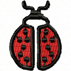 Lady Bugs Embroidery Design 3 Lady Bugs Embroidery Design 3